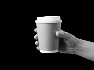 hand holding a cup of coffee