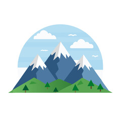 Slovakia mountain from peak Chleb