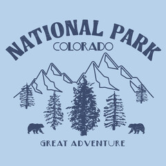 National Park Colorado Great Adventure.eps
