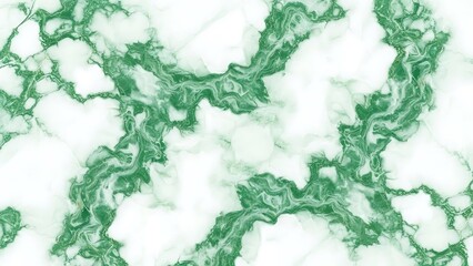 Green marble pattern isolated on white background