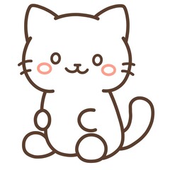  Cute Kawaii Cat illustration_4