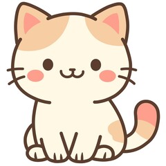  Kawaii Cat Illustration_1