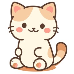  Kawaii Cat Illustration_1