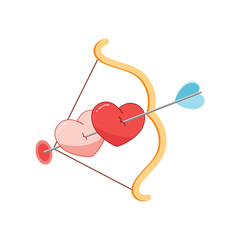 red heart with arrow