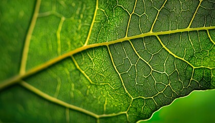 Single Micro Droplet on Leaf Veins with Refractive Ultra Macro Detail