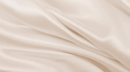 Naklejka premium Smooth elegant golden silk or satin luxury cloth texture as wedding background. Luxurious background design. In Sepia toned. Retro style
