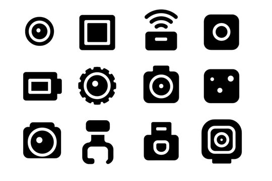Emitter vector status lens icon adjustment module protective camera nano clip indicator