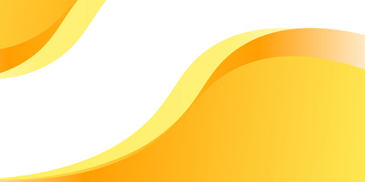 Abstract modern dynamic stylish red and yellow decorative pattern wave banner background vector . Vector illustration