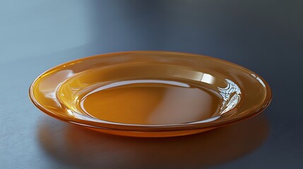Handcrafted ceramic plates in bold, bright colors, adding personality and style to table settings.