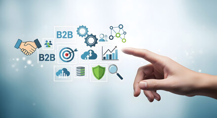 B2B Business &ndash; Professional Corporate Partnership and Enterprise Concept