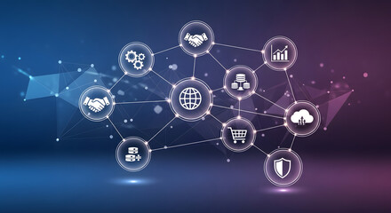 B2B Business &ndash; Professional Corporate Partnership and Enterprise Concept