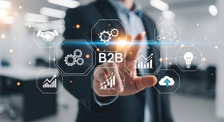 B2B Business &ndash; Professional Corporate Partnership and Enterprise Concept