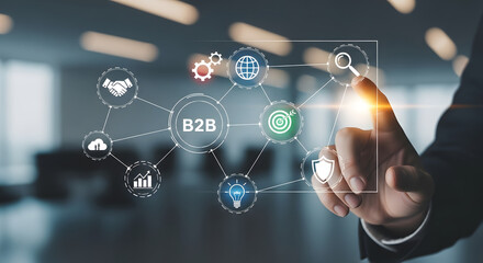 B2B Business &ndash; Professional Corporate Partnership and Enterprise Concept