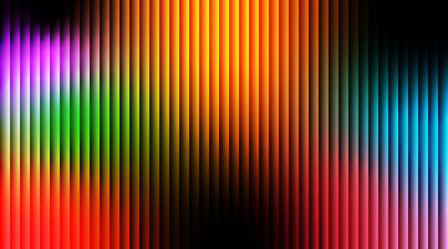 Vivid Neon Spectrum Stripes Abstract Background With Intense Vertical Light Glow And Multicolor Gradient Flow Creating A High Energy Futuristic Look For Digital Art Modern Design And Branding
