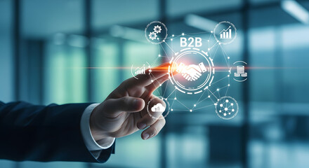 B2B Business &ndash; Professional Corporate Partnership and Enterprise Concept