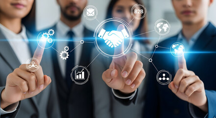 B2B Business &ndash; Professional Corporate Partnership and Enterprise Concept