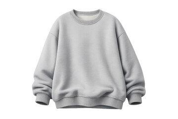 Gray sweatshirt, long sleeves, casual wear transparent background image