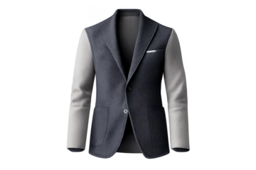 Stylish blazer jacket with transparent background cutout design image