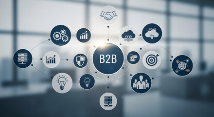 B2B Business &ndash; Professional Corporate Partnership and Enterprise Concept