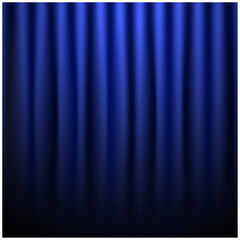 Royal Blue Theater Stage Curtain Backdrop | Professional Drapery for Performance and Cinema