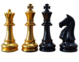 Chess png, Chess png transparent images, Golden chess and black chess images, chess 