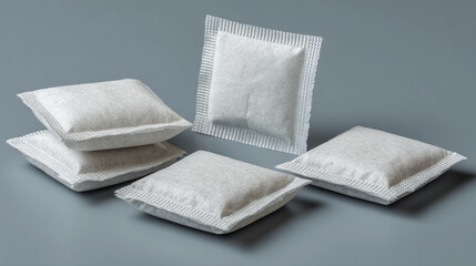 Eco-desiccant packets designed with renewable moisture-absorbing compounds providing stable humidity control for industrial packaging, laboratory storage, and clean-tech environments