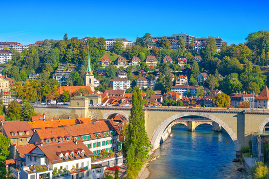 Bern, Switzerland on the Aare River 3061