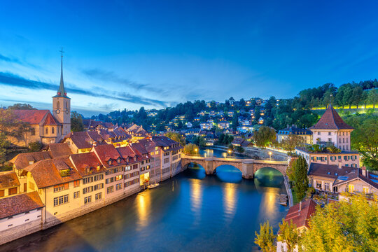 Bern, Switzerland on the Aare River 3076