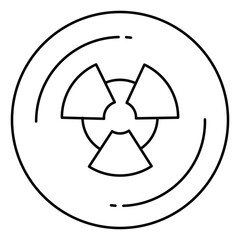Bio Hazard Icon Illustrating Biological Contamination Warning For Safety And Hazard Communication