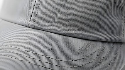 Cap fabric texture isolated on  white background.