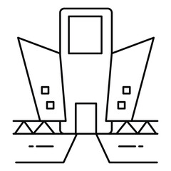 Doomsday Vault Icon Illustrating Protected Preservation Storage For Global Crisis Survival Preparedness