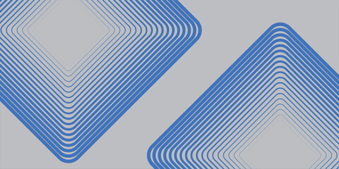 Abstract blue modern background with rectangular lines elements. Digital technology concept. vector illustration simple art modern abstract