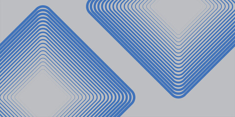 Abstract blue modern background with rectangular lines elements. Digital technology concept. vector illustration simple art modern abstract