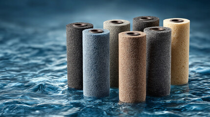 Eco water-softening cartridges engineered with sustainable ion-exchange materials ensuring efficient mineral reduction for industrial, laboratory, and clean-tech water systems