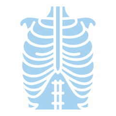Human Rib Cage Anatomy Icon