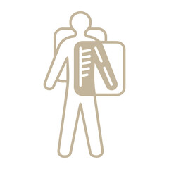 Medical X-ray Scan Icon
