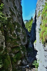 Austrian Alps - outlook of the pass Worschachklamm