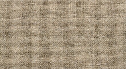 Natural coarse linen fabric texture background with rough woven surface detail pattern