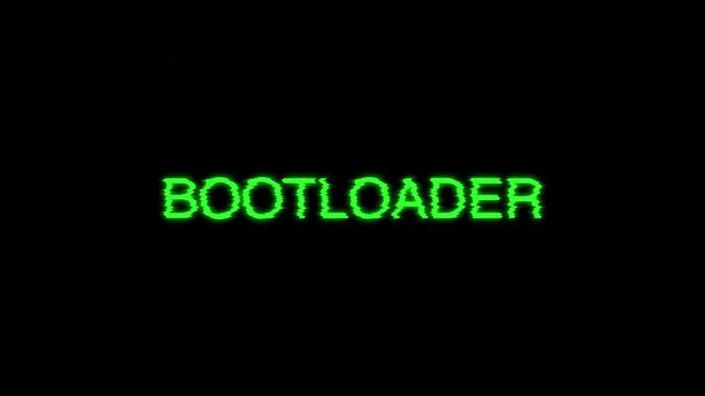 Bootloader digital glitch system startup neon code suitable for tech presentations, gaming overlays, or cybersecurity themes.