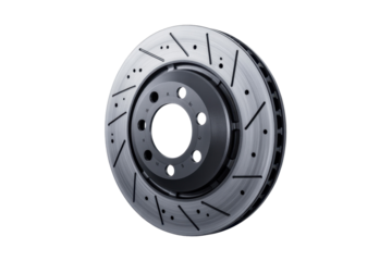 Car Brake Disc on Transparent Background