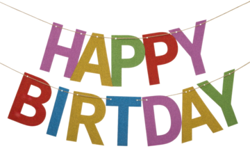 Happy Birthday banner