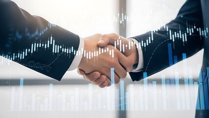 Business partners shaking hands