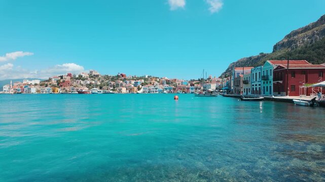 Scenic view of Kastellorizo (Megisti Island) in Greece
