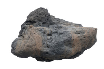 Porous Rock on Transparent Background