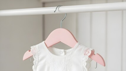 Baby dress hanger.