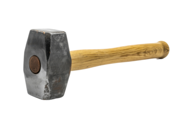 Sledgehammer isolated on transparent background