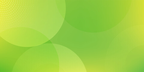 Green light abstract background with green glowing diagonal circle lines. minimalist dynamic smooth shapes. Modern geometric lines pattern.