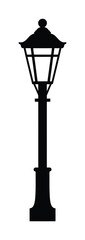 Obraz premium Street lamp light vector icon