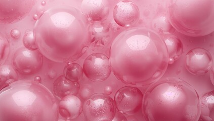 Spherical Forms in Roseate Hues. An Abstract Study of Light and Texture.