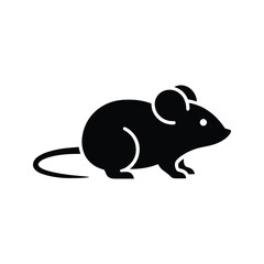 Mouse animal silhouette small rodent icon